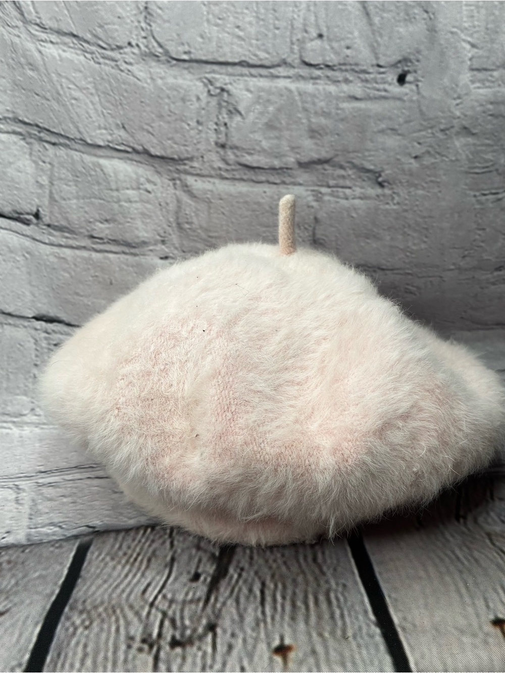 5/$20 Girls Youth Coquette Baby Pink Faux Wool Beret Winter Chic Old Money Cap‎